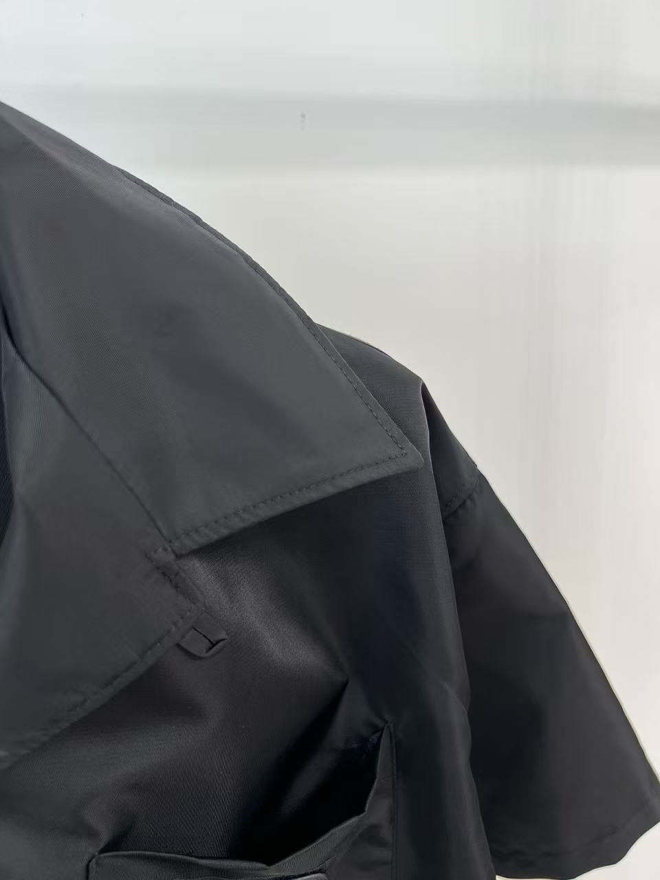 Prada 2026 Short-sleeved Shirt Black Re-Nylon