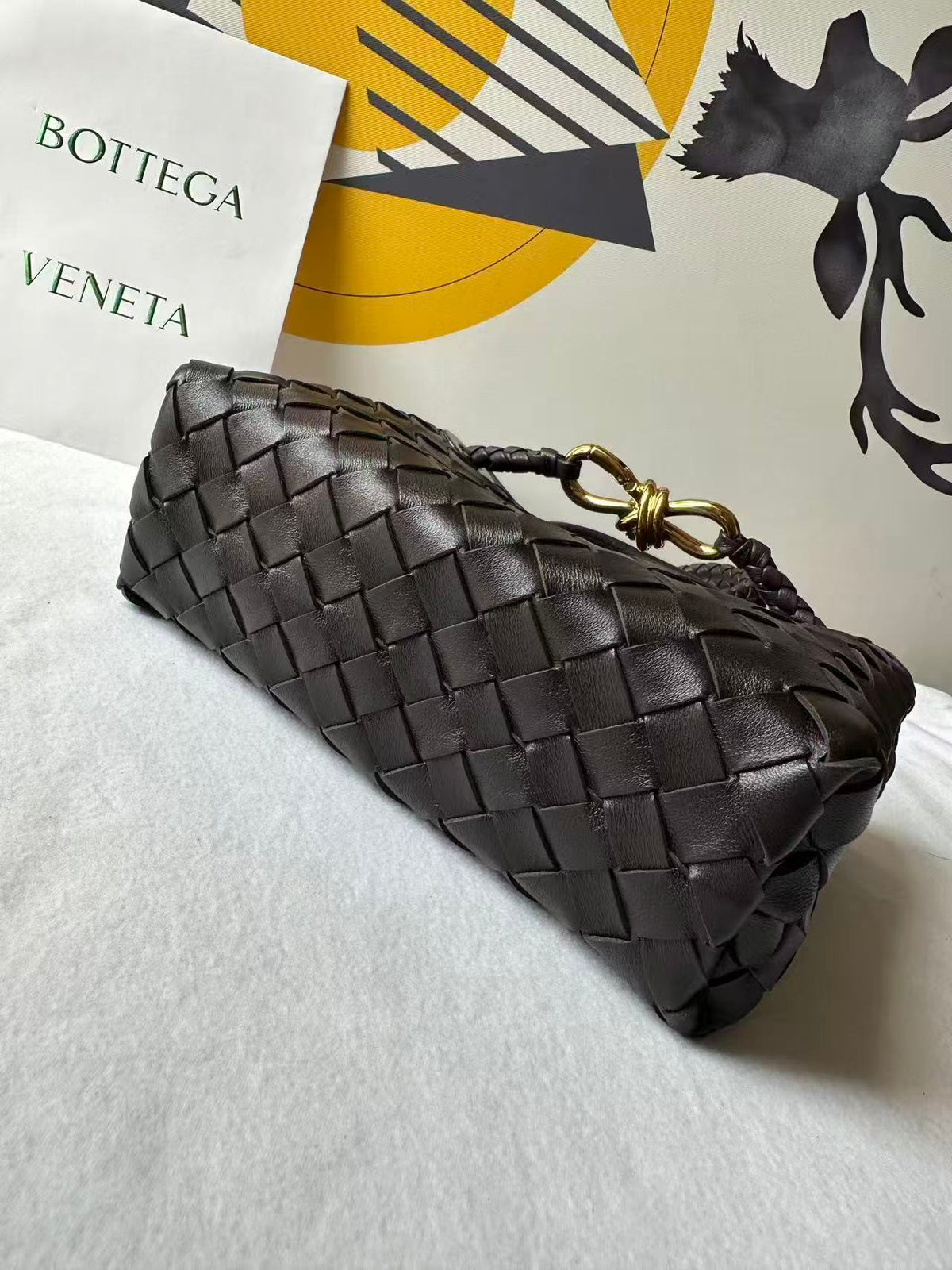 Bottega Veneta 2026 Andiamo Bag Brown Chocolate Lambskin