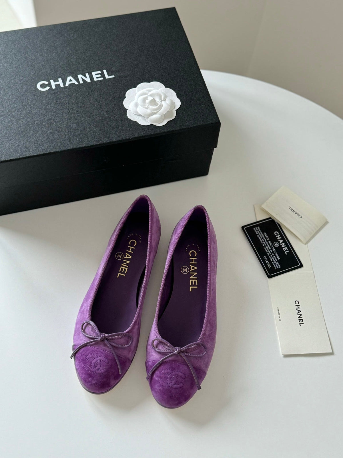 Chanel 2026 Ballet Flat Lambskin And Suede 907860