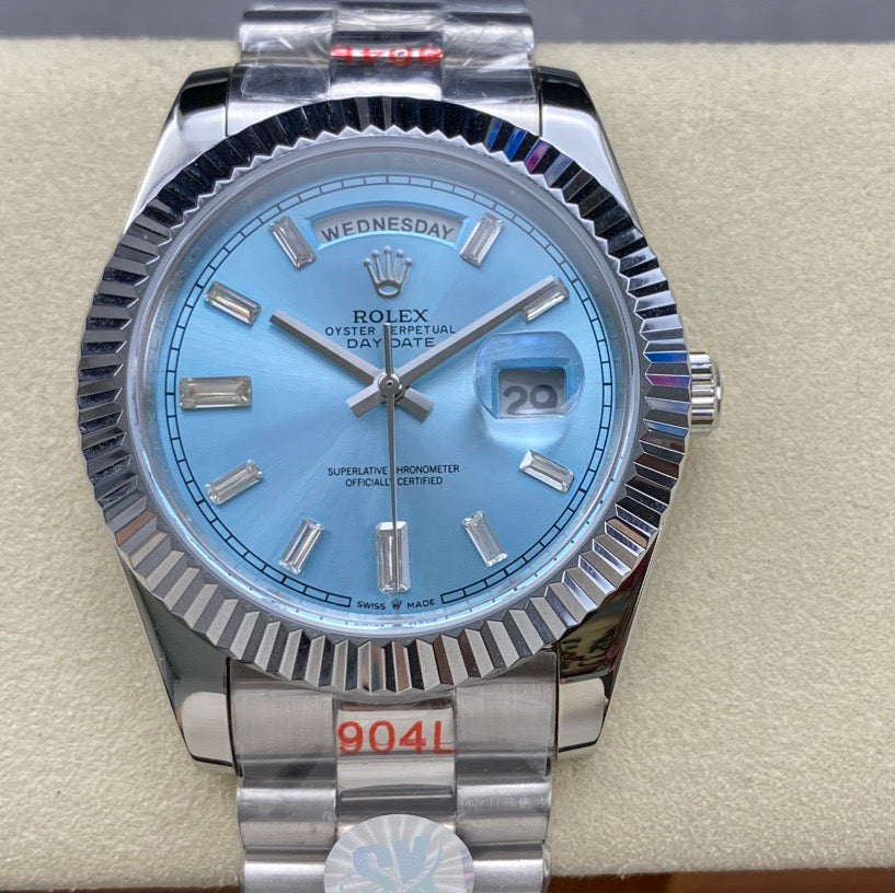 Rolex Day-date 40mm Ice Blue Dial