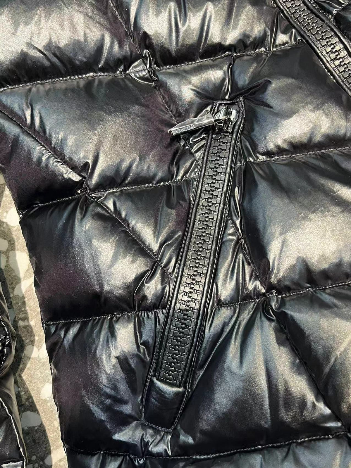 Moncler 2026 Fulmarus Long Down Jacket Black Nylon Fabric