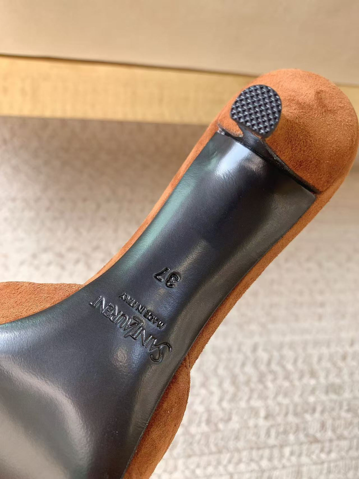 YSL 2026 Babylone Mules 55mm Brown Suede