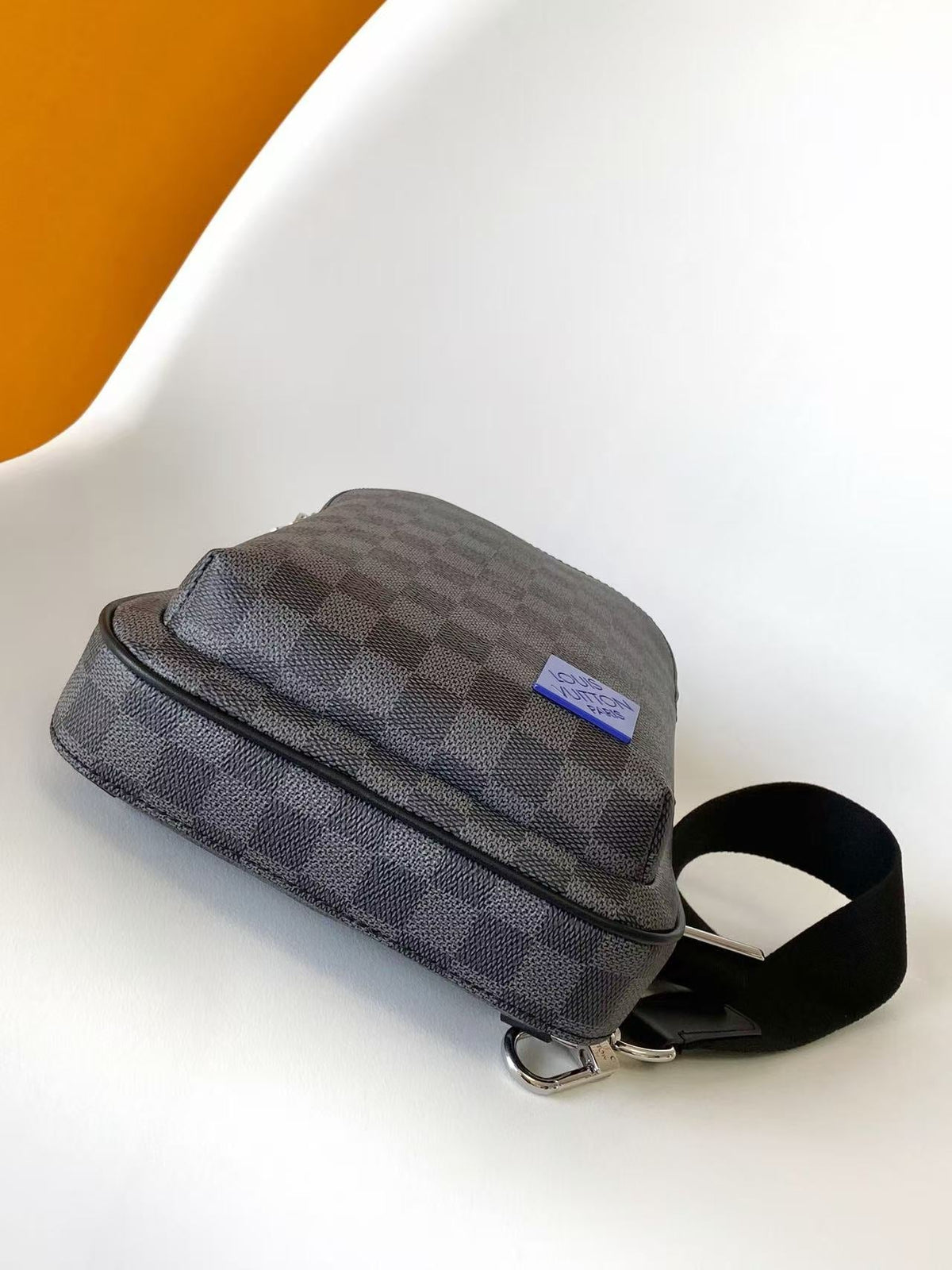 Louis Vuitton 2026 Avenue Slingbag 31 Cobalt Blue Black Damier Graphite Canvas