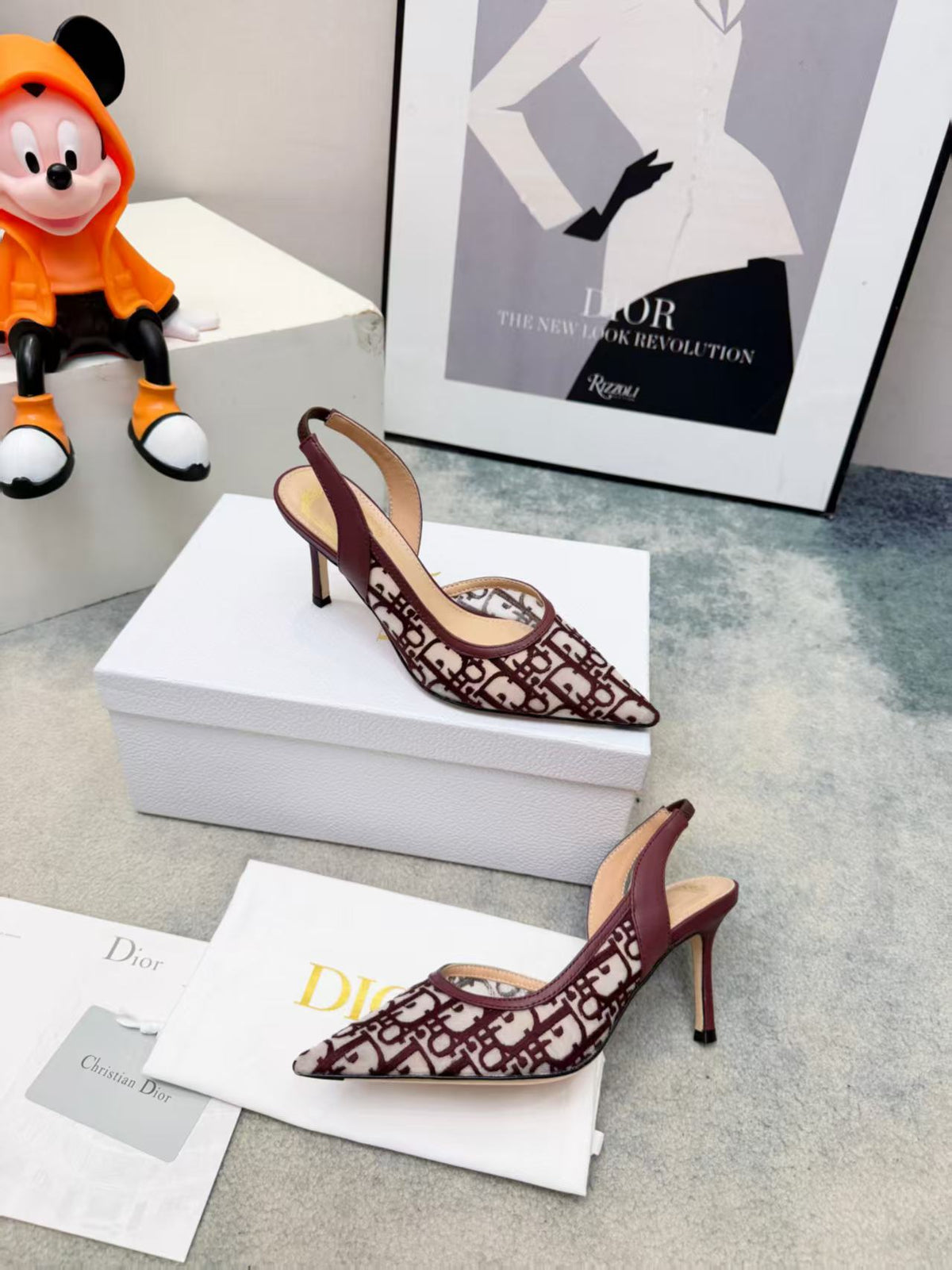 Dior 2026 Adiorable Slingback 80mm Mesh