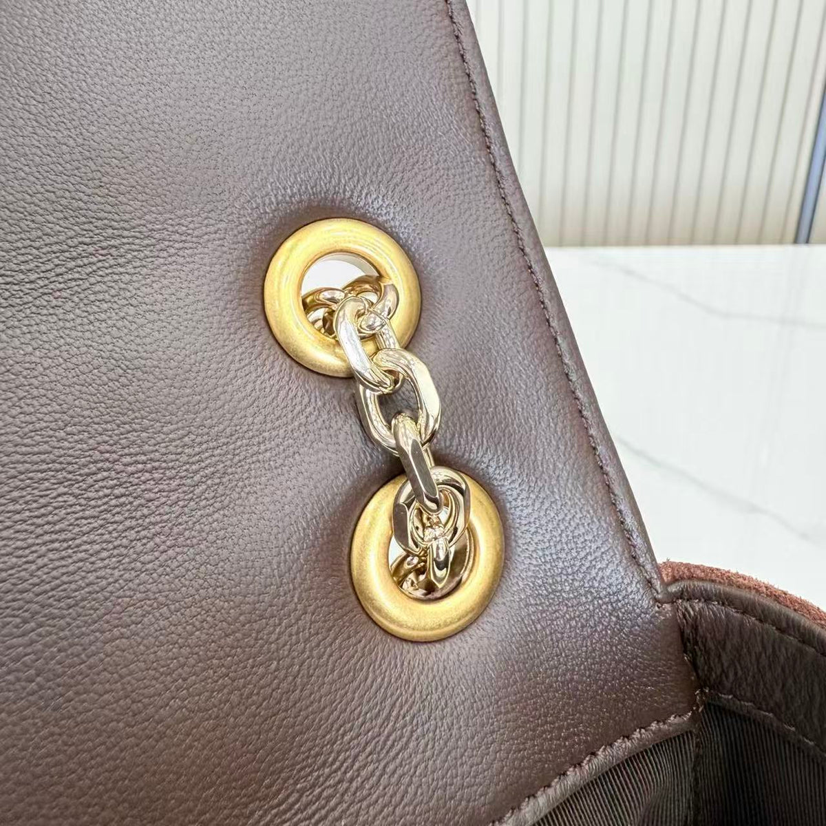 Gucci 2026 Jetset GG Marmont Bag 26cm Dark Brown Suede