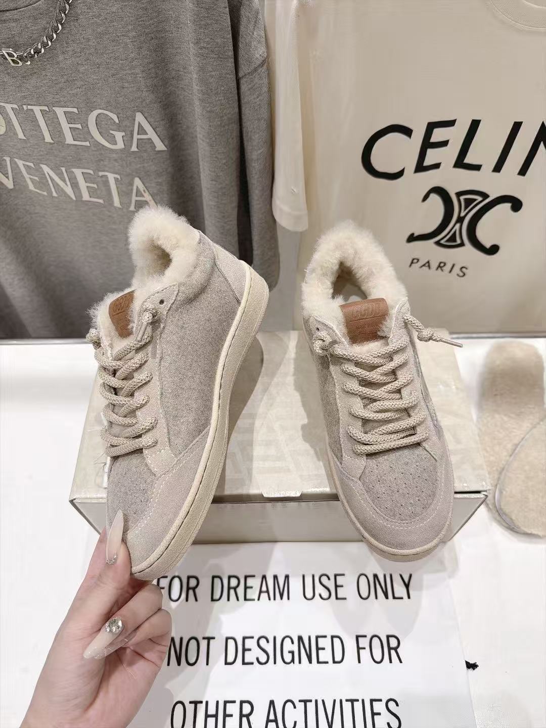 Golden Goose 2026 Ball Star Sneakers Grey Suede-trimmed