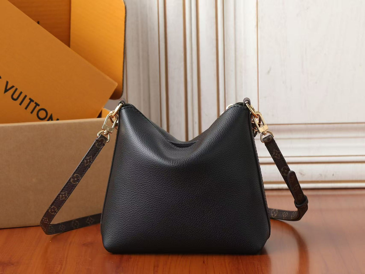Louis Vuitton 2026 Mini Multipass Bag 18cm Black Gold Hardware Leather