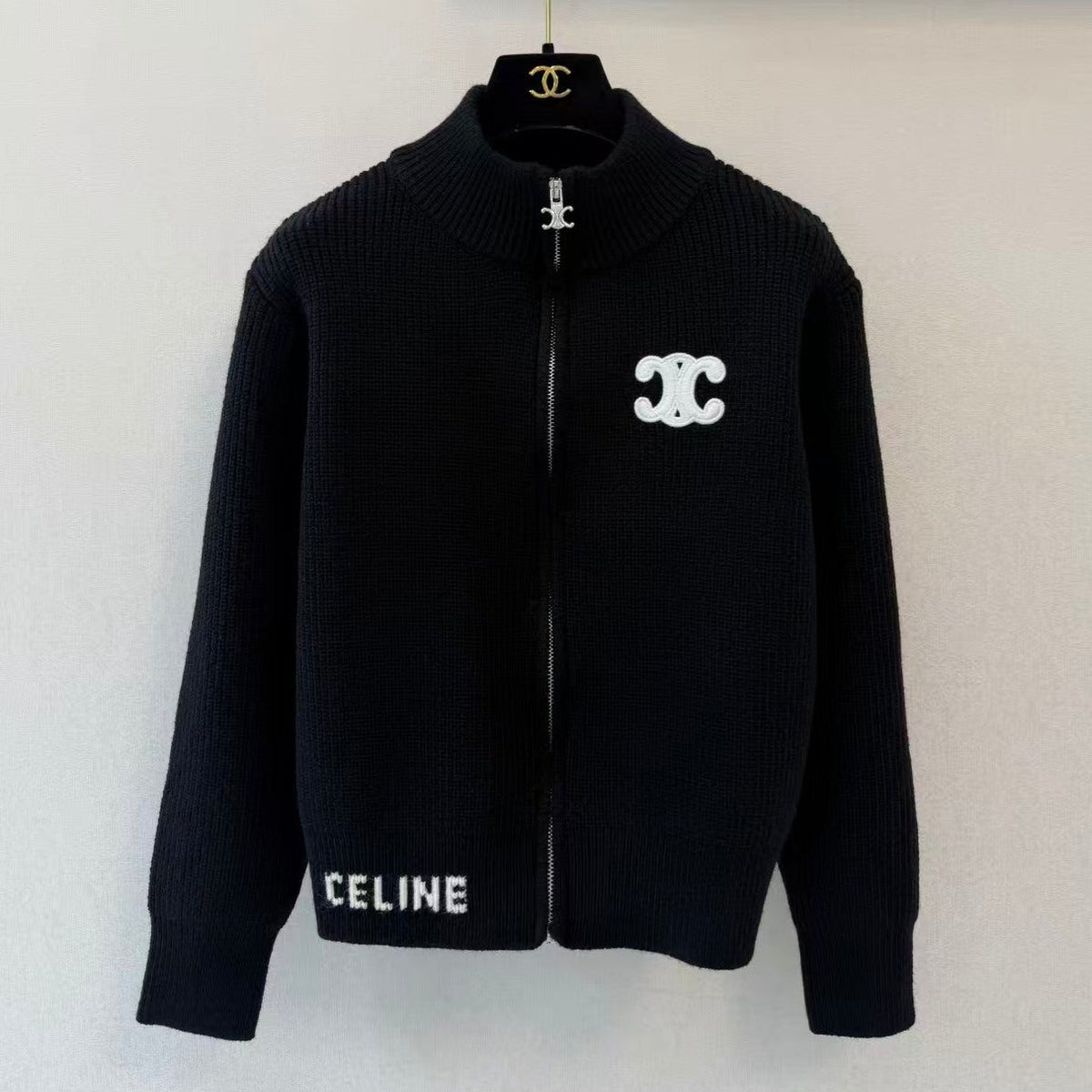 Celine 2026 Zip Cardigan Wool