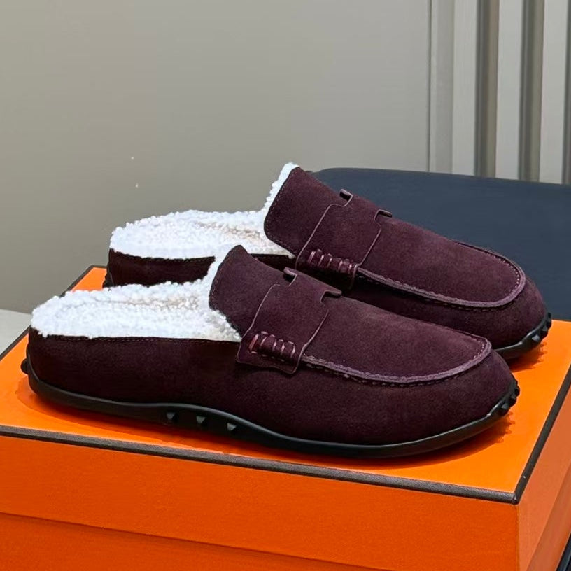 Hermes 2026 Mix Mule Suede Leather