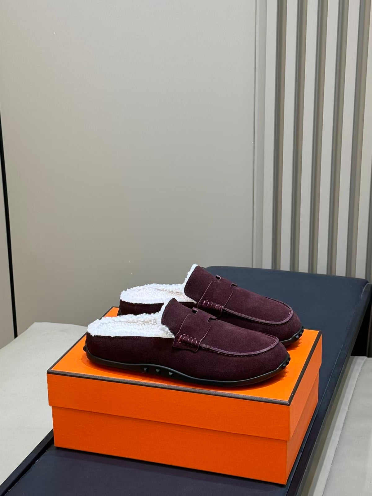 Hermes 2026 Mix Mule Suede Leather