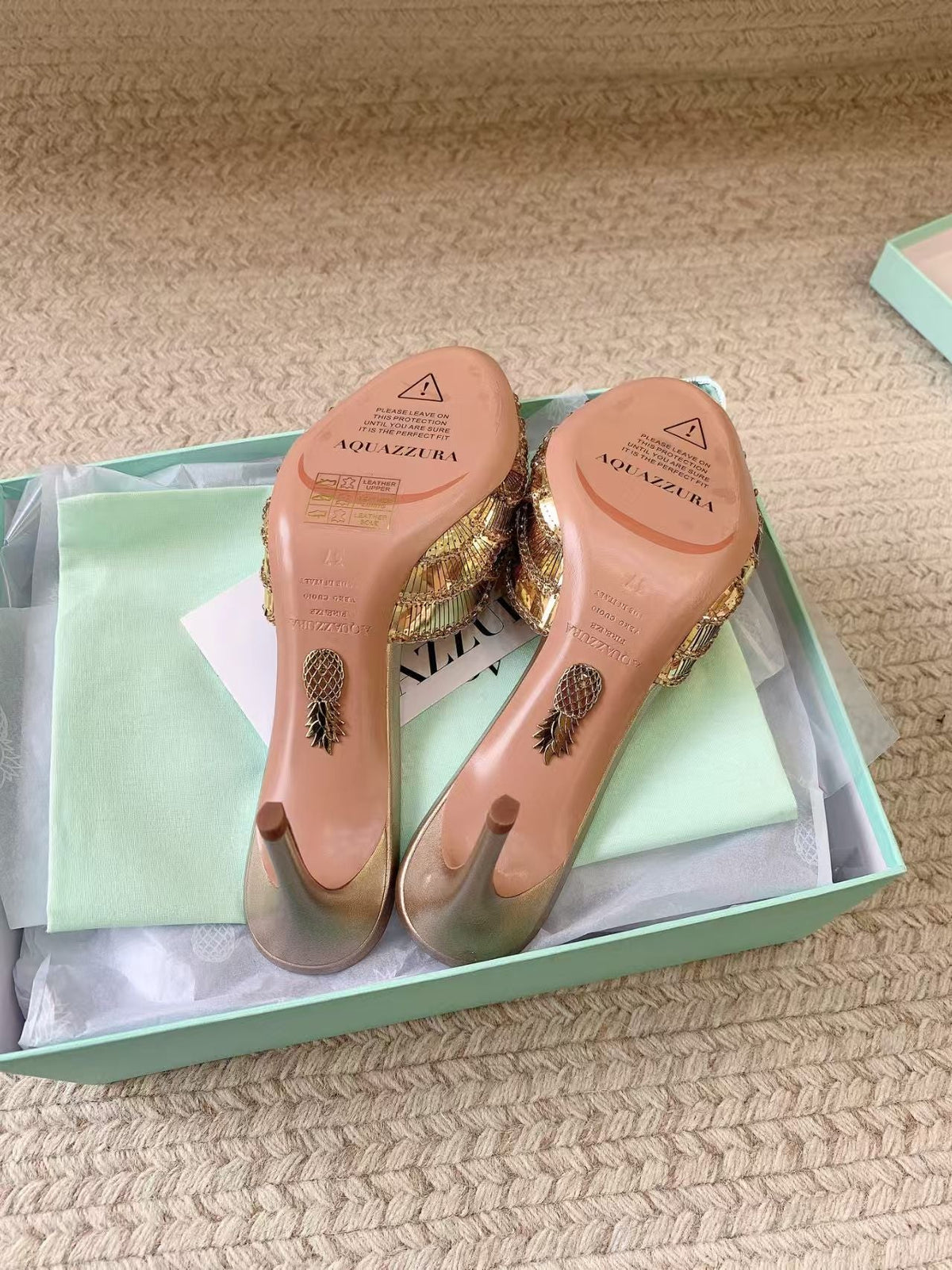 Aquazzura 2026 Ce Soir Mules 75mm Leather
