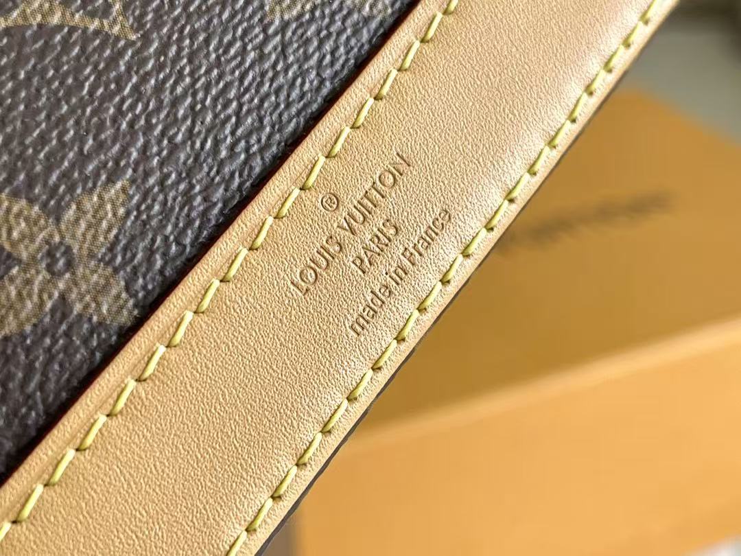 Louis Vuitton 2026 Nano Alma Monogram Bag 18cm Brown Leather