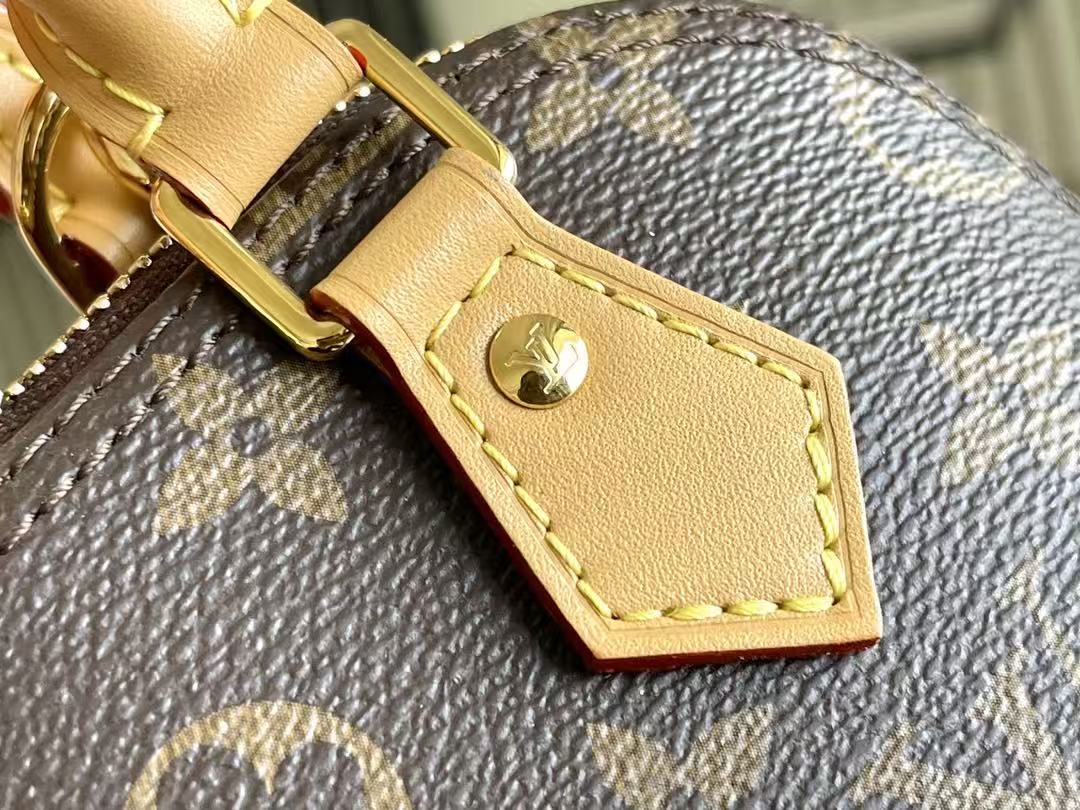 Louis Vuitton 2026 Nano Alma Monogram Bag 18cm Brown Leather