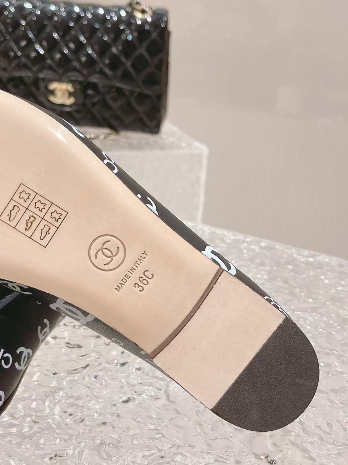 Chanel 2026 CC Logo Ballet Flat Leather