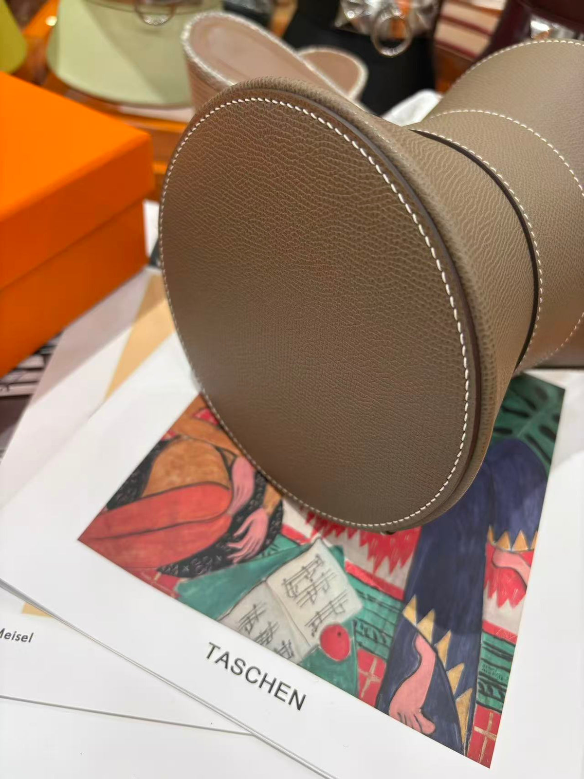 Hermes 2025 Medor Bag Etoupe Epsom Calfskin