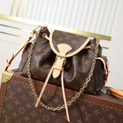 Louis Vuitton 2026 Odyssee Monogram Bag 27cm Brown Leather