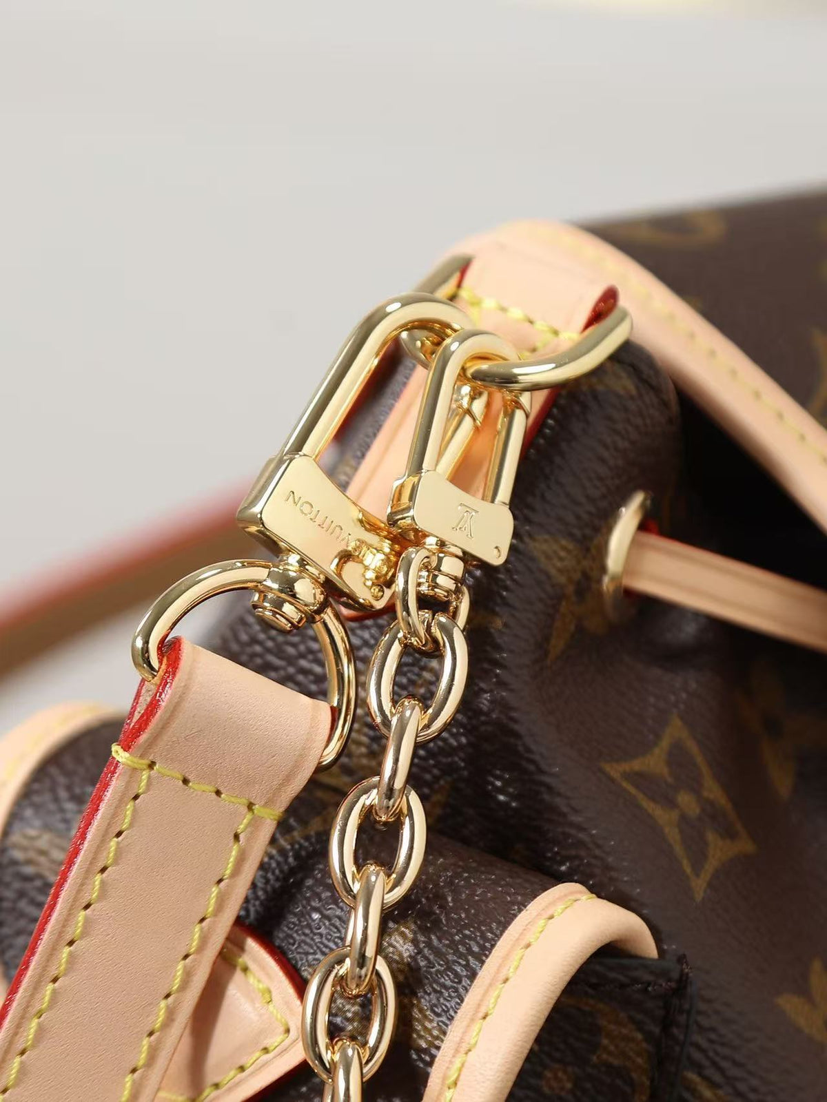 Louis Vuitton 2026 Odyssee Monogram Bag 27cm Brown Leather