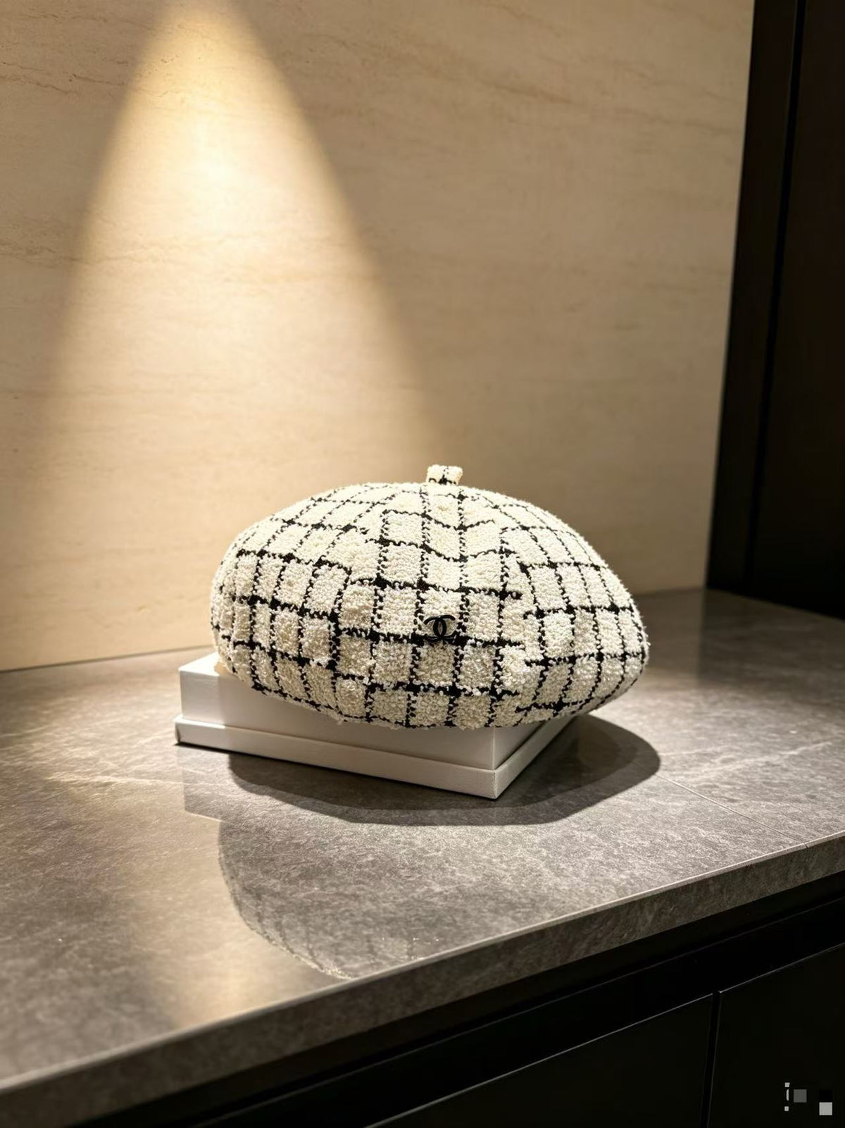 Chanel 2026 Beret Hat Tweed