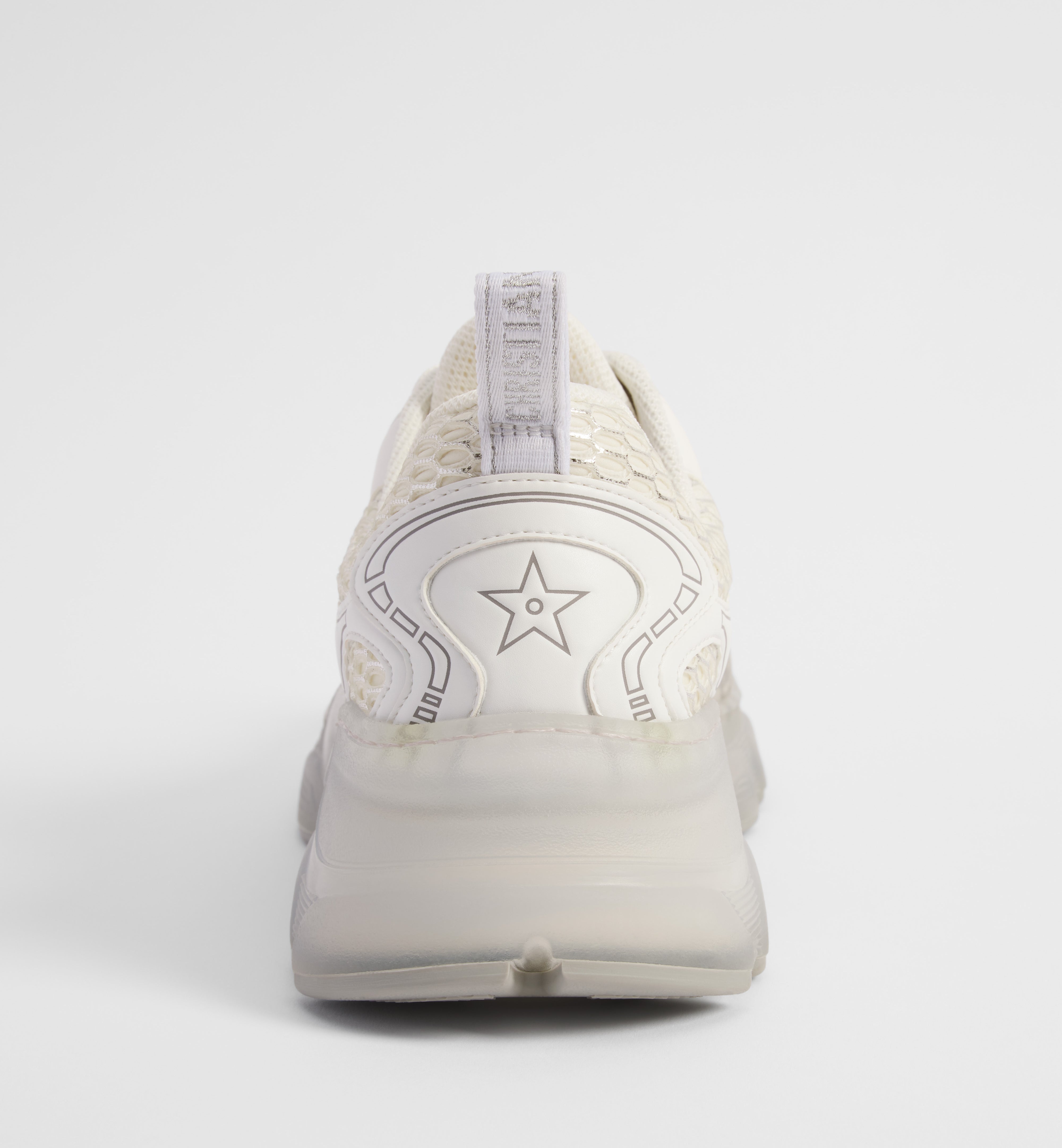 Dior 2026 Vibe Sneaker Gray Dior Oblique Technical Fabric and Transparent Rubber