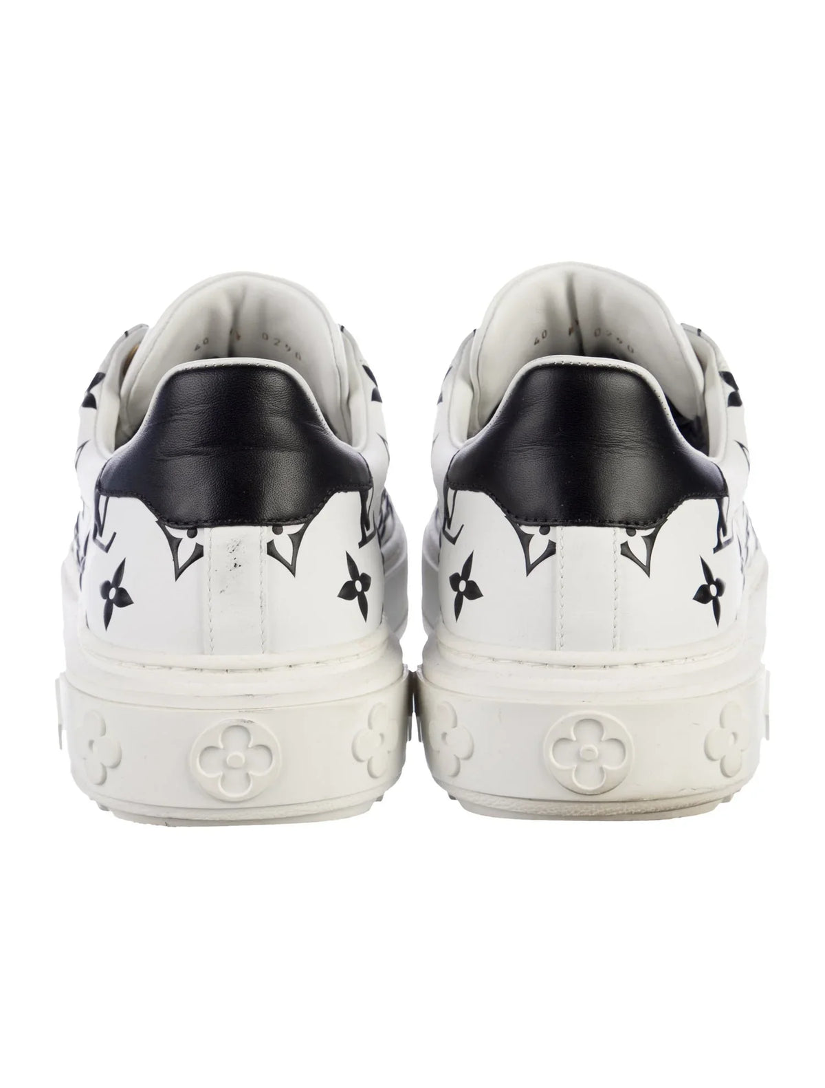 Louis Vuitton 2026 Time Out Sneaker Black White Leather