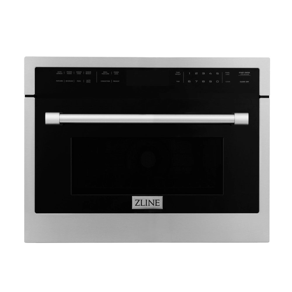 ZLINE 24" Built-in Convection Microwave Oven in Stainless Steel with Speed and Sensor Cooking (MWO-24)