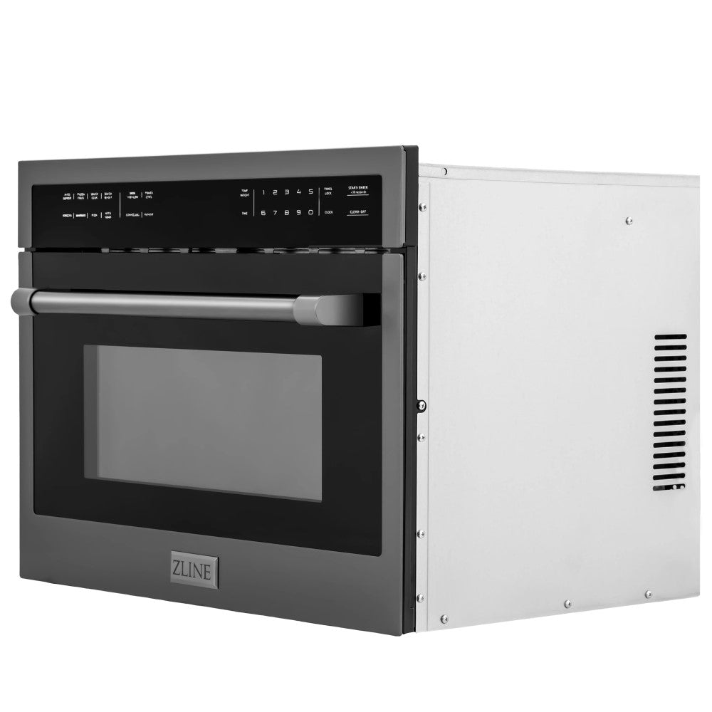 ZLINE 24" Built-in Convection Microwave Oven in Stainless Steel with Speed and Sensor Cooking (MWO-24)