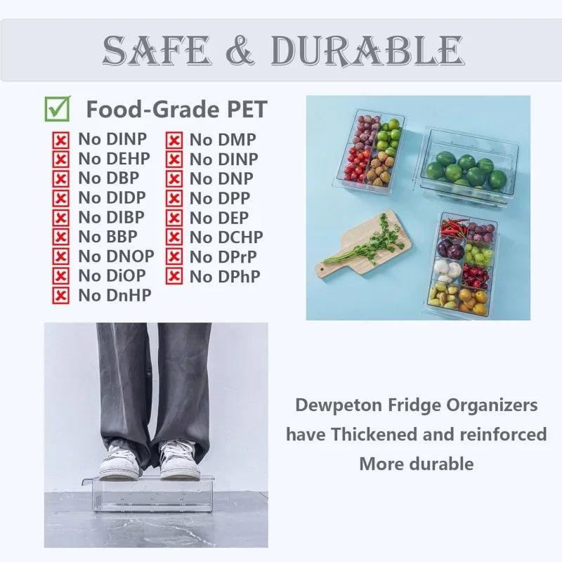 SmartStack™ Egg Storage Bin – Space-Saving Refrigerator Organizer