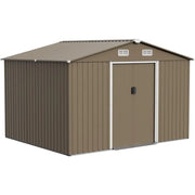 Lockable Door Metal Tool Shed