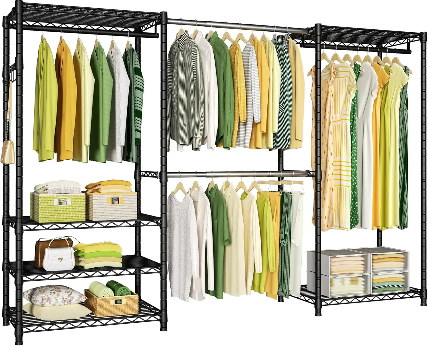 Ulif E1 Heavy-Duty Closet Garment Rack