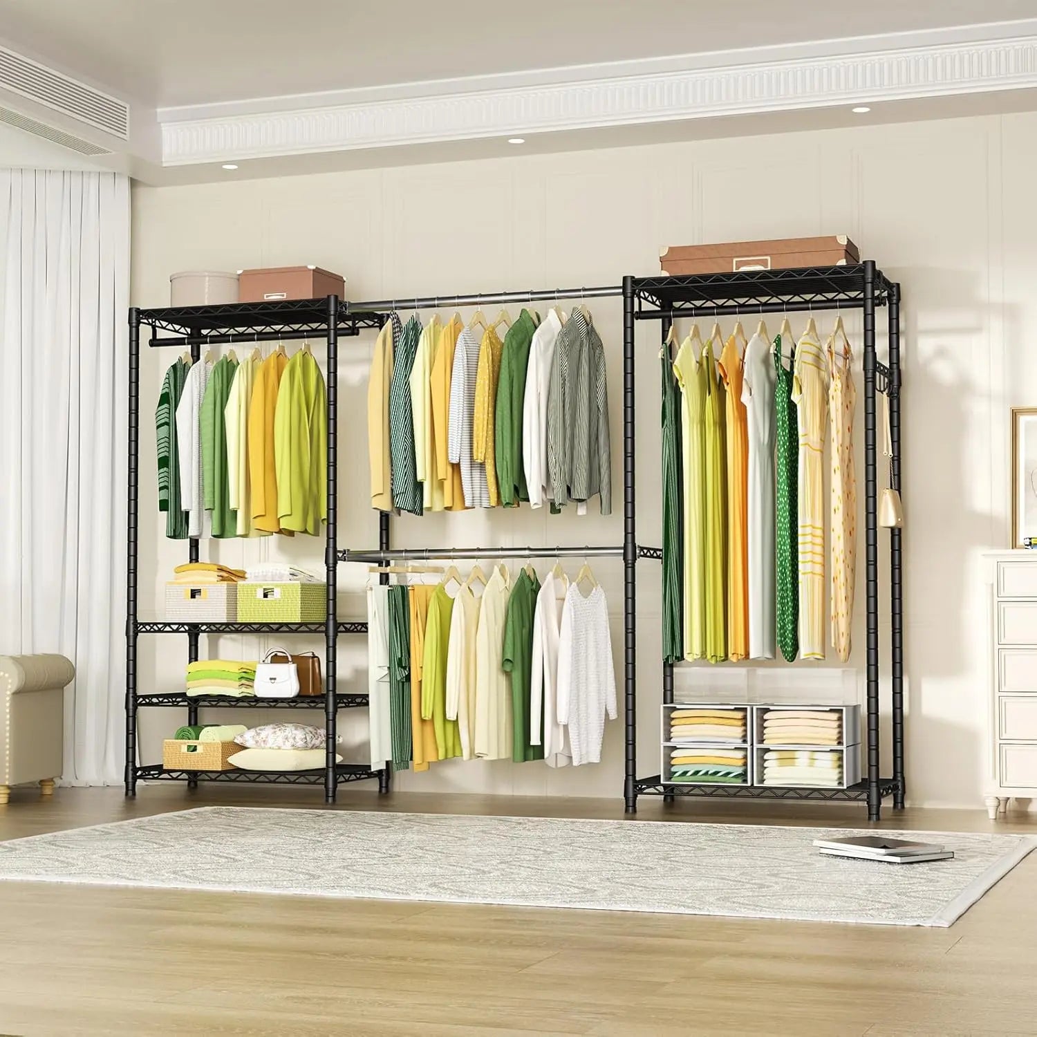 Ulif E1 Heavy-Duty Closet Garment Rack