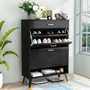 Improved Free Standing Shoe Storage Cabinet