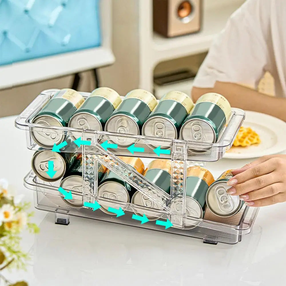 Soda Can Dispenser for Refrigerator