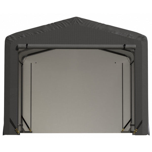 ShelterLogic ShelterTube Wind and Snow-Load Rated Garage, 10 ft. Wide Gray