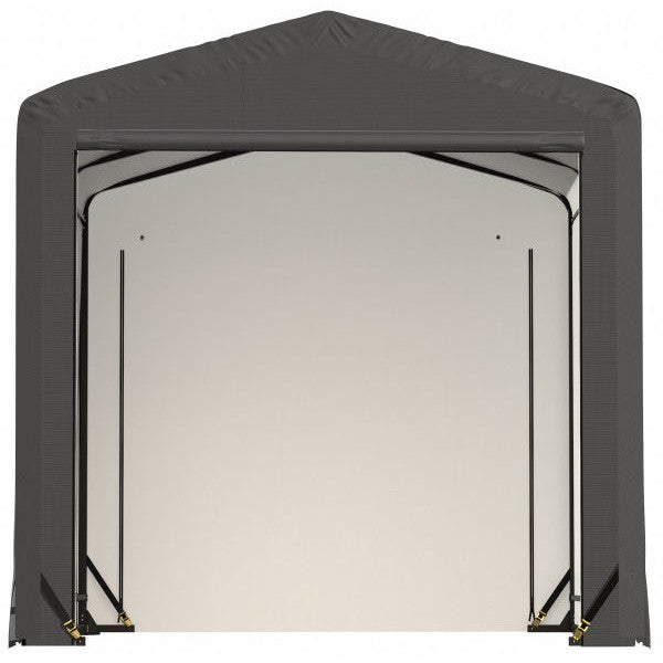 ShelterLogic ShelterTube Wind and Snow-Load Rated Garage, 10 ft. Wide Gray