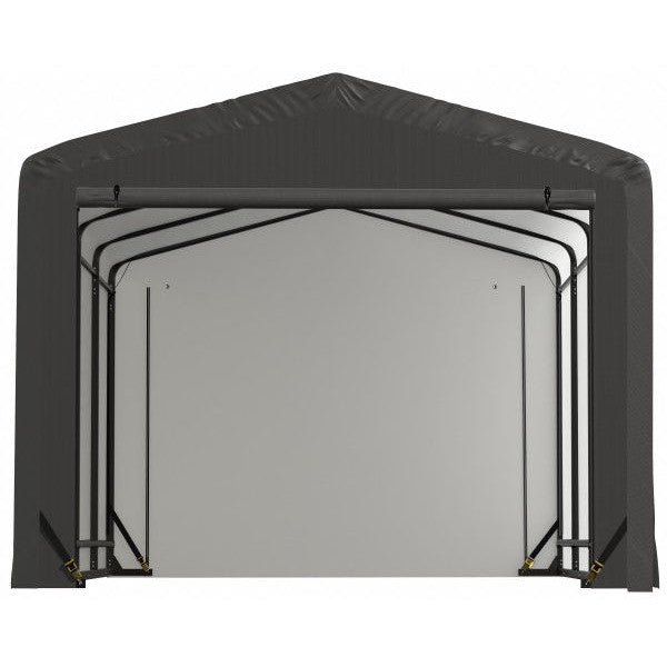 ShelterLogic ShelterTube Wind and Snow-Load Rated Garage, 10 ft. Wide Gray