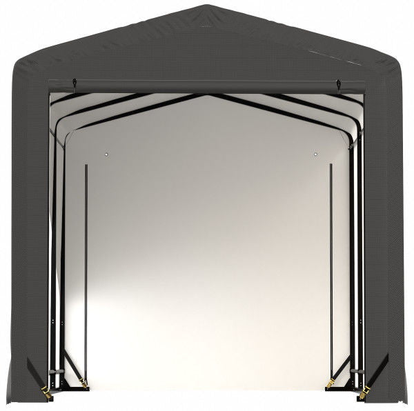 ShelterLogic ShelterTube Wind and Snow-Load Rated Garage, 10 ft. Wide Gray