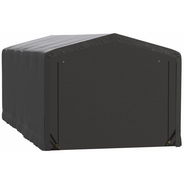 ShelterLogic ShelterTube Wind and Snow-Load Rated Garage, 10 ft. Wide Gray