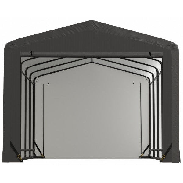 ShelterLogic ShelterTube Wind and Snow-Load Rated Garage, 10 ft. Wide Gray