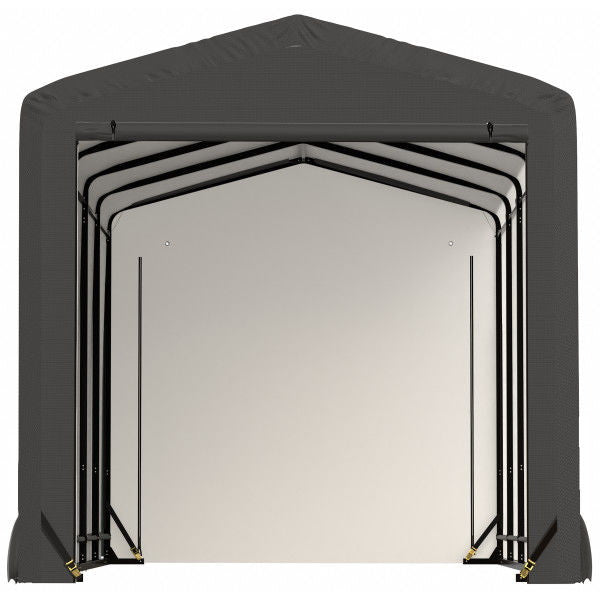 ShelterLogic ShelterTube Wind and Snow-Load Rated Garage, 10 ft. Wide Gray