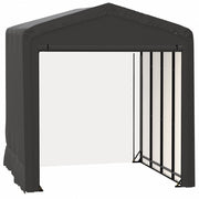 ShelterLogic ShelterTube Wind and Snow-Load Rated Garage, 14 ft. Wide Gray