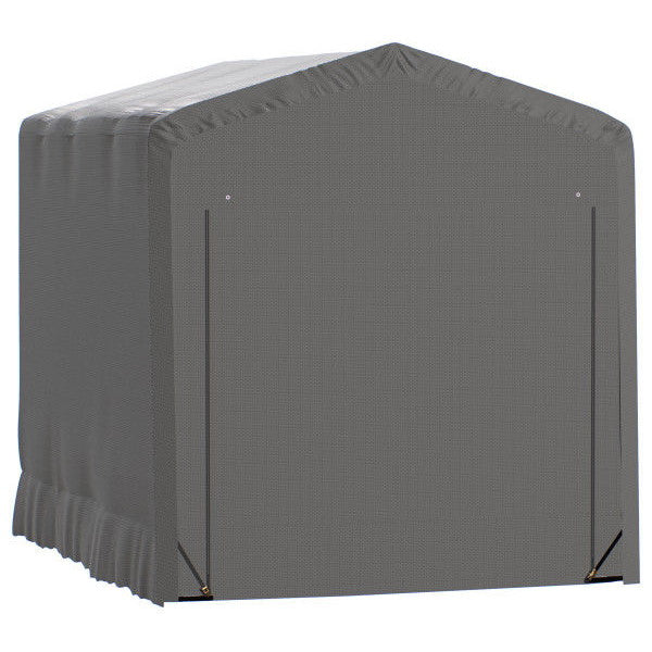ShelterLogic ShelterTube Wind and Snow-Load Rated Garage, 14 ft. Wide Gray