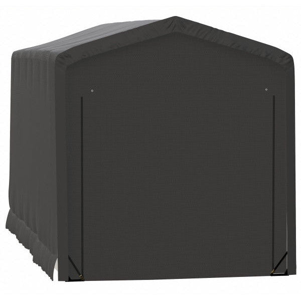 ShelterLogic ShelterTube Wind and Snow-Load Rated Garage, 14 ft. Wide Gray
