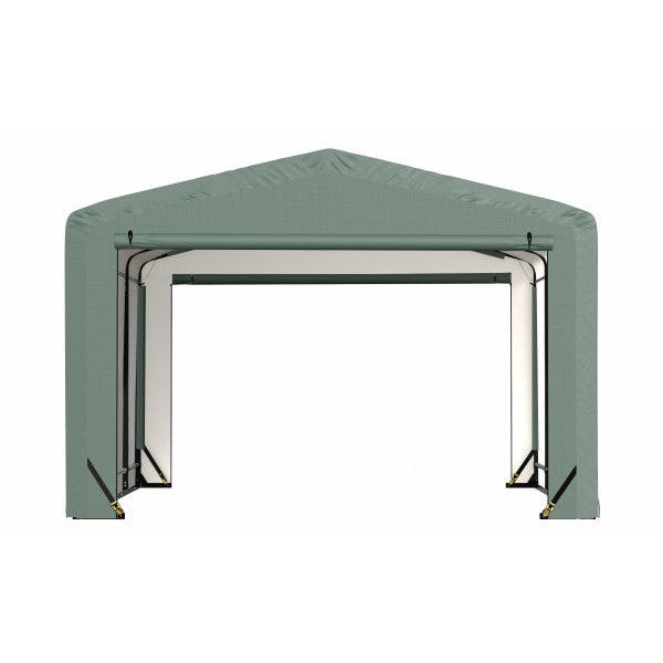 ShelterLogic ShelterTube Wind and Snow-Load Rated Garage, 12 ft. Wide Green