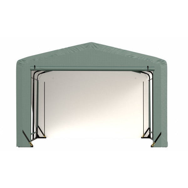 ShelterLogic ShelterTube Wind and Snow-Load Rated Garage, 12 ft. Wide Green