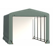 ShelterLogic ShelterTube Wind and Snow-Load Rated Garage, 12 ft. Wide Green