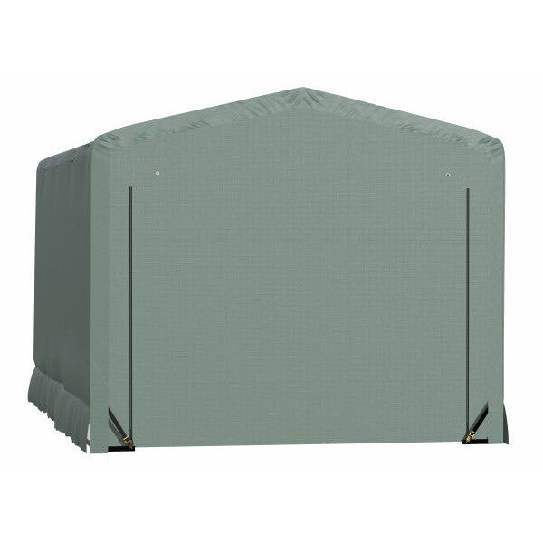 ShelterLogic ShelterTube Wind and Snow-Load Rated Garage, 12 ft. Wide Green