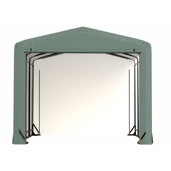 ShelterLogic ShelterTube Wind and Snow-Load Rated Garage, 12 ft. Wide Green