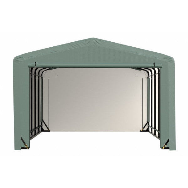 ShelterLogic ShelterTube Wind and Snow-Load Rated Garage, 12 ft. Wide Green