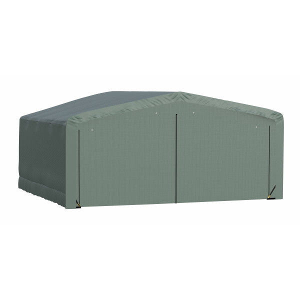 ShelterLogic ShelterTube Wind and Snow-Load Rated Garage, 20 ft. Wide  Green