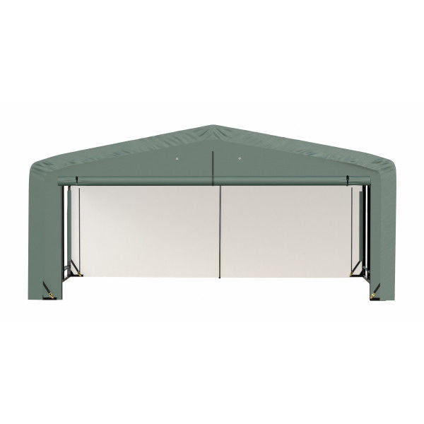 ShelterLogic ShelterTube Wind and Snow-Load Rated Garage, 20 ft. Wide  Green